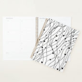 Persoonlijke Zwarte en Witte Hart Planner (Display)
