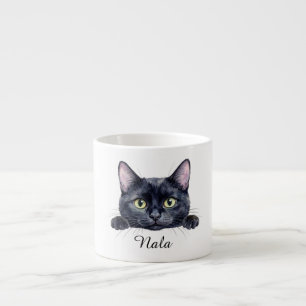 Persoonlijke Zwarte Kat Mok Op Maat Gemaakte Kof