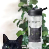 Persoonlijke Zwarte Kat Naam Leuke Waterfles