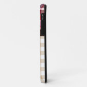 Persoonlijke Zwarte Lab Moeder Plaid & Gingham Case-Mate iPhone Case (Achterkant/links)