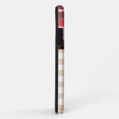 Persoonlijke Zwarte Lab Moeder Plaid & Gingham Case-Mate iPhone Case (Achterkant/rechts)