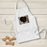 Persoonlijke zwarte-labfoto en naam van de hond standaard schort<br><div class="desc">Personaliseer deze aandenken met de foto van uw hond of puppy en de naam van uw hond (of de foto/naam van een ander dier of persoon). Tekst leest Best Dog Ever of voeg je eigen tekst toe - We love Bella (hondennaam), hondenverjaardag of dag van overlijden. Klik op "aanpassen" om...</div>