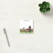 Persoonlijke zwarte labrador Gardener Post-it noti Post-it® Notes (Kantoor)