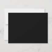 Persoonlijke Zwarte Logo QR Code Zakelijke Merkide Bedankkaart (Achterkant)