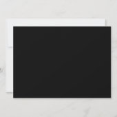 Persoonlijke Zwarte Logo QR Code Zakelijke Merkide Kaart (Achterkant)