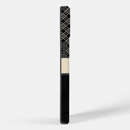 Persoonlijke zwarte speldentas Case-Mate iPhone case (Achterkant / Rechts)