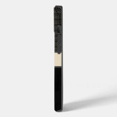 Persoonlijke zwarte Stippen Telefoontas Case-Mate iPhone Case (Achterkant / Links)