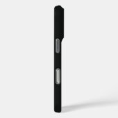 Persoonlijke zwarte telefoonhoes met eigen naam Case-Mate iPhone case (Achterkant / Rechts)