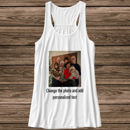 Persoonlijke Zwarte Witte Kat Moeder Familie Huisd Tanktop
