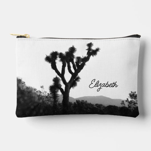 Persoonlijke zwarte & witte make-uptas Joshua Tree Etui (Voorkant)
