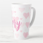 Persoonlijke zweet-heart valentine-dag latte Mok (Rechterhoek)