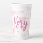 Persoonlijke zweet-heart valentine-dag latte Mok (Voorkant)