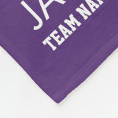 Persoonlijke zwemfoto-Collage-zwemnaam Fleece Deken (Hoek)