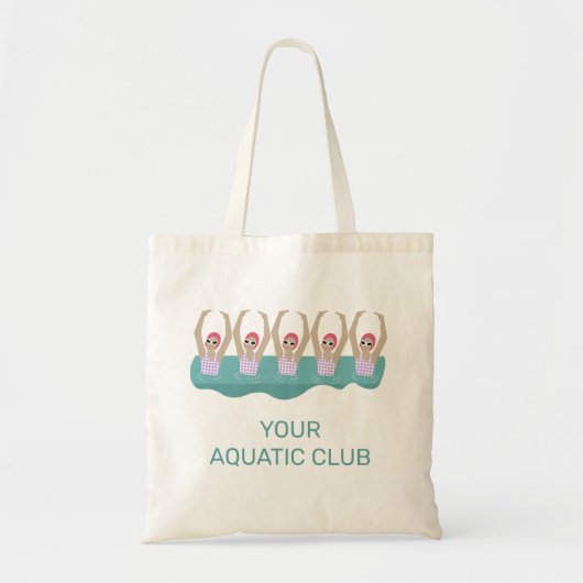 Persoonlijke zwemmers Swim Mam Aquatic Club Tote Bag (Voorkant)