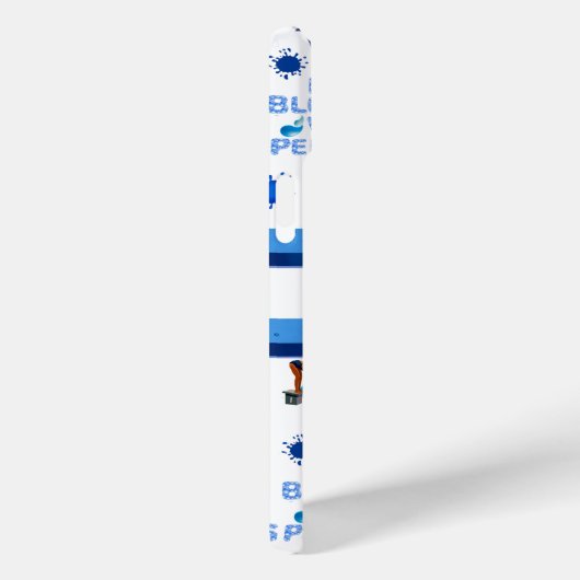 Persoonlijke zwemmers Word iPhone Case (Achterkant / Rechts)