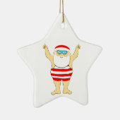 Persoonlijke zwemserver keramisch ornament (Rechts)