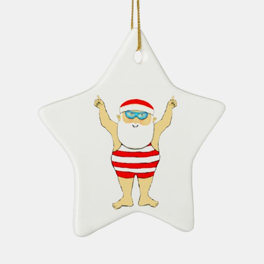 Persoonlijke zwemserver keramisch ornament (Rechts)