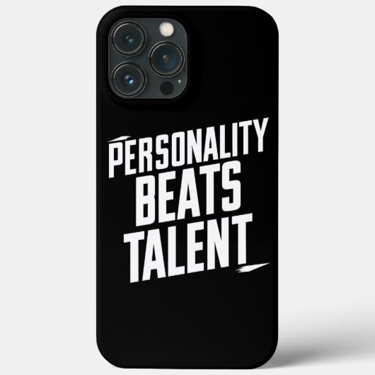 Persoonlijkheid Beat Talent Inspirerend Quotes Case-Mate iPhone Case (Achterkant)