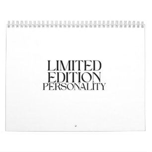 Persoonlijkheid Minimalistische Bureaublad Limited Kalender