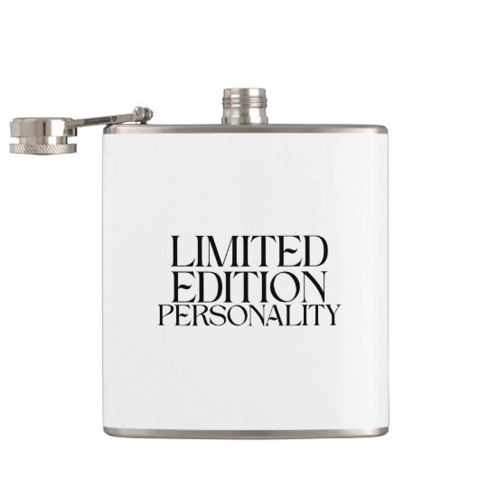 Persoonlijkheid RVS Limited Edition Heupfles (Geopend)