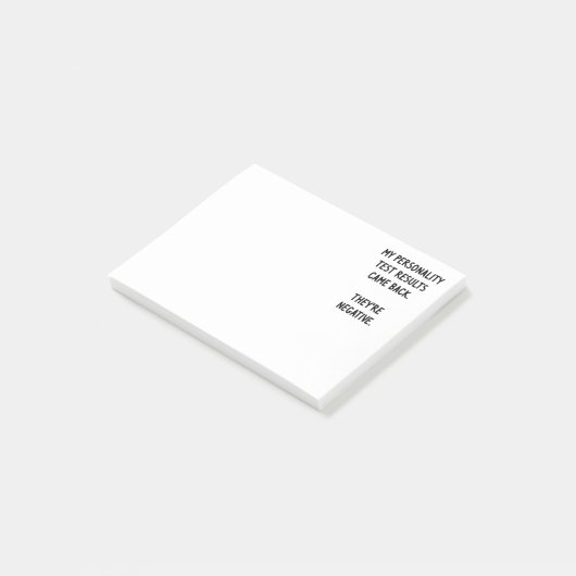 Persoonlijkheidstest Post-it® Notes (Schuin)