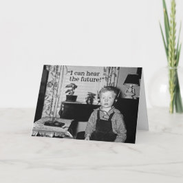 Persoons Radio Boy Graduation Party Kaart