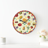 Persoonsbenaming tropische groenten en fruit grote klok (Huis)