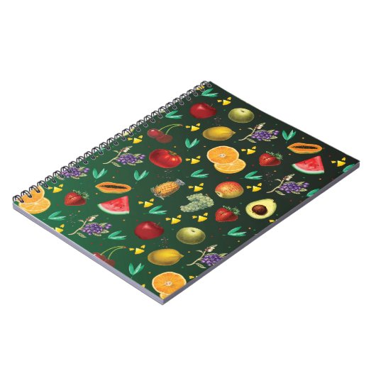 Persoonsbenaming tropische groenten en fruit notitieboek (Linkerzijde)