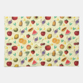 Persoonsbenaming tropische groenten en fruit theedoek (Horizontaal)