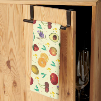 Persoonsbenaming tropische groenten en fruit theedoek