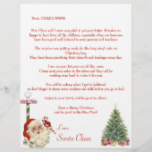 Persoonsbrief van de kerstman aan uw kind Noordpoo (Voorkant)