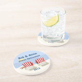 Persoonsgebonden Onderzetter met leerstoel (Zijkant)