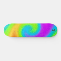 Persoonsgebonden psychedelische skateboard