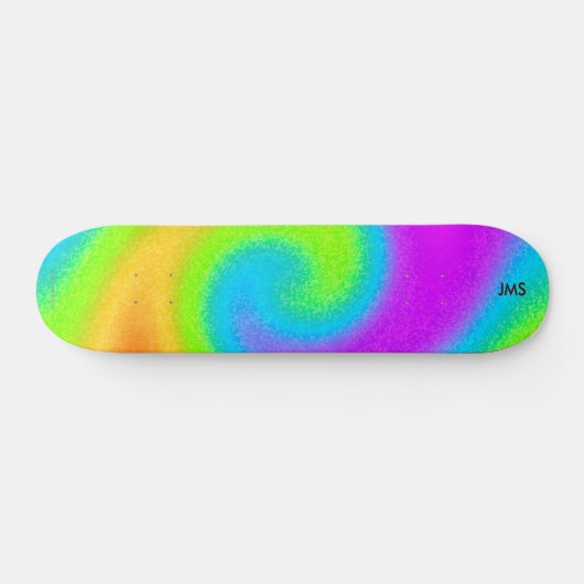 Persoonsgebonden psychedelische skateboard (Horizontaal)