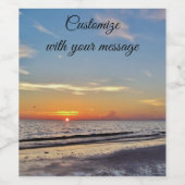 Persoonsgebonden waslabel wijn etiket (Enkel label)