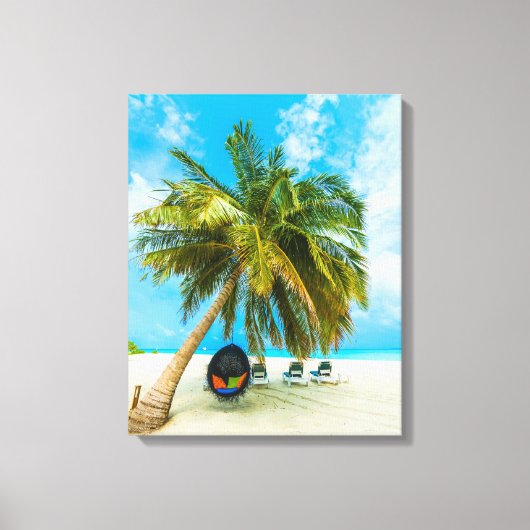 Persoonsgegevens op Maldiven canvasafdruk 2 Canvas Afdruk (Voorkant)