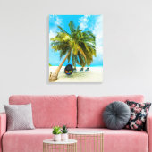 Persoonsgegevens op Maldiven canvasafdruk 2 Canvas Afdruk (Insitu (Woonkamer))