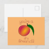 Persoonsgegevens van een vriend briefkaart (Voorkant / Achterkant)