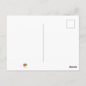 Persoonsgegevens van een vriend briefkaart (Achterkant)