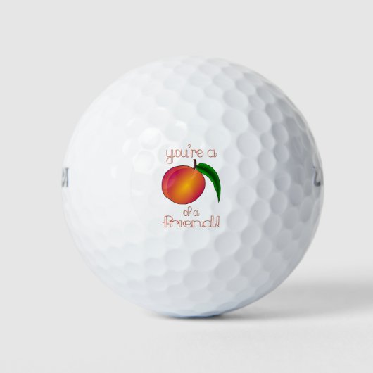 Persoonsgegevens van een vriend golfballen (Voorkant)