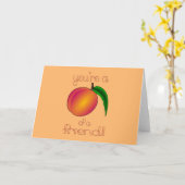 Persoonsgegevens van een vriend kaart (Gele Bloem)