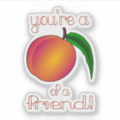 Persoonsgegevens van een vriend sticker (Voorkant)