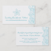 Persoonskelk van visitekaartjes (Voorkant / Achterkant)