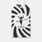 Persoonsnaam marathon Runner Track Cross Country R Cadeaulabel (Voorkant)