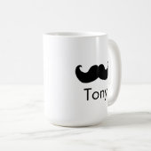 Persoonsnaam Mustache de heer mok (Voorkant rechts)