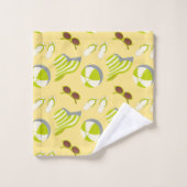 Perspatrooster met zonnebrillen en zonnezonnepanel bad handdoek (Wasdoekje)