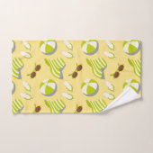 Perspatrooster met zonnebrillen en zonnezonnepanel bad handdoek (Handdoek)