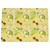 Perspatrooster met zonnebrillen en zonnezonnepanel groot cadeauzakje (Voorkant)