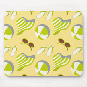 Perspatrooster met zonnebrillen en zonnezonnepanel muismat