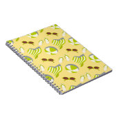 Perspatrooster met zonnebrillen en zonnezonnepanel notitieboek (Rechterzijde)